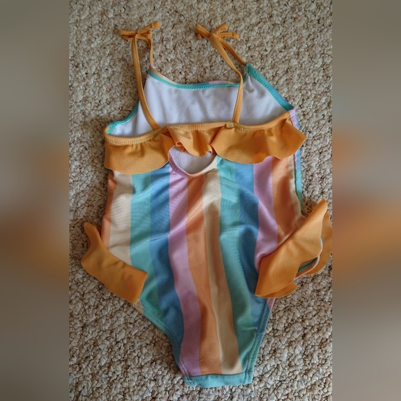 Bluey One Piece Swimsuit - Blue and Orange size 3T - Picture 9 of 13